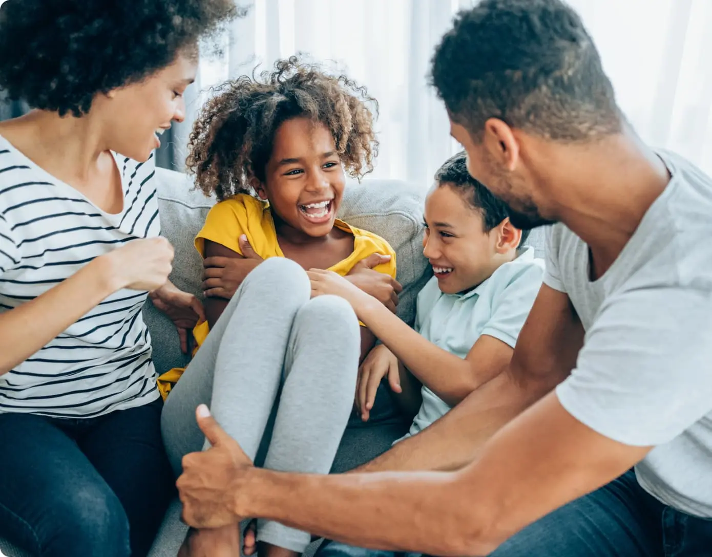 family-laughing